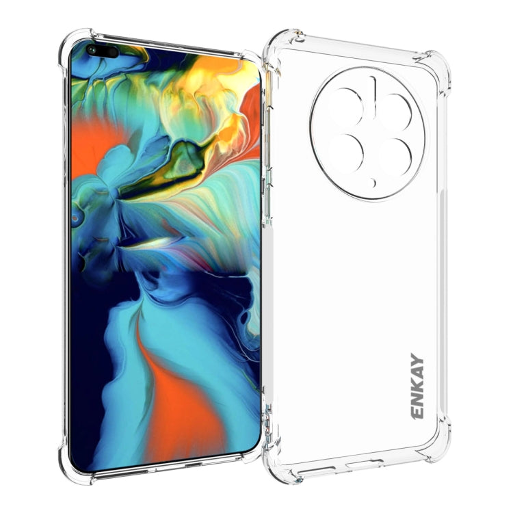 ENKAY Custodia per telefono antiurto in TPU trasparente, For Huawei Mate 50 Pro 4G, For Huawei Mate 50, For Huawei Nova 10 4G, For Huawei Nova 10 Pro 4G