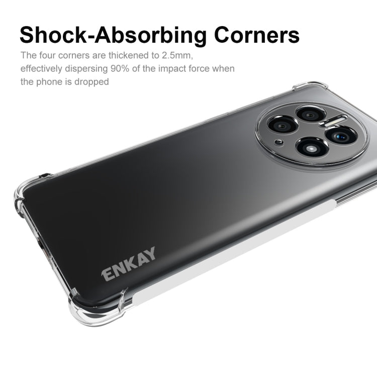 ENKAY Custodia per telefono antiurto in TPU trasparente, For Huawei Mate 50 Pro 4G, For Huawei Mate 50, For Huawei Nova 10 4G, For Huawei Nova 10 Pro 4G
