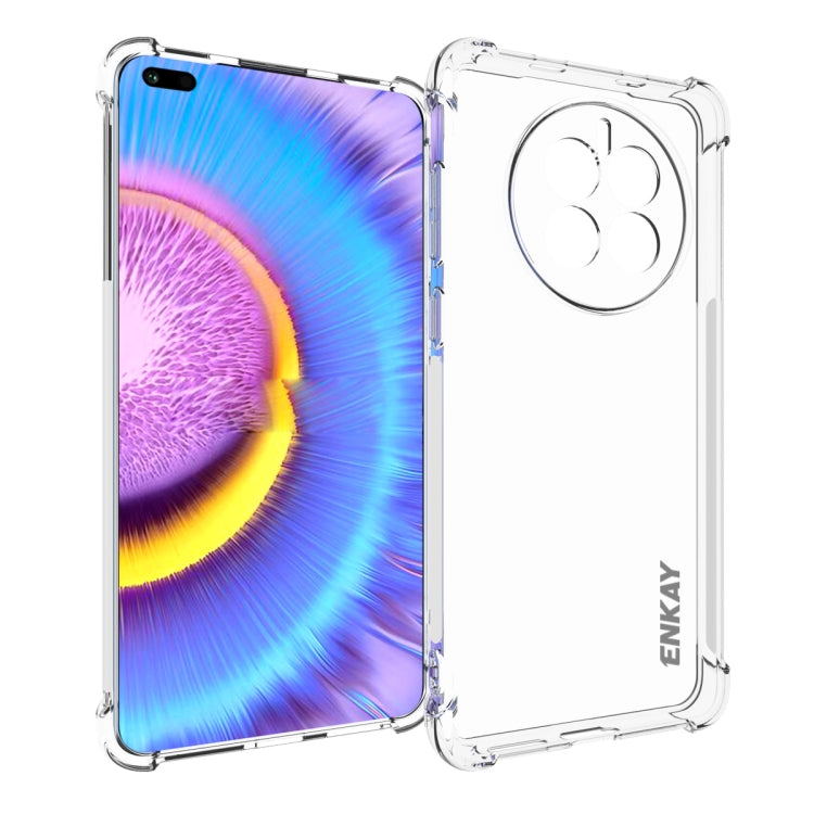 ENKAY Custodia per telefono antiurto in TPU trasparente, For Huawei Mate 50 Pro 4G, For Huawei Mate 50, For Huawei Nova 10 4G, For Huawei Nova 10 Pro 4G
