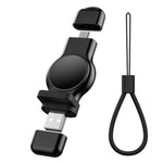 Caricabatterie wireless magnetico 2 in 1 per Apple Watch
