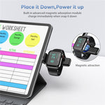 Caricabatterie wireless magnetico 2 in 1 per Apple Watch