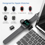 Caricabatterie wireless magnetico 2 in 1 per Apple Watch