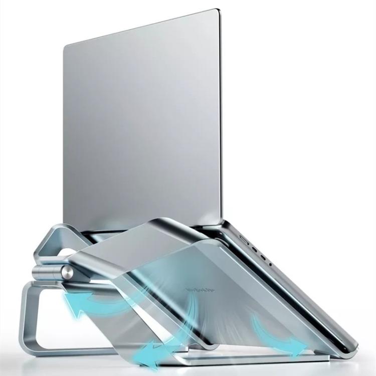 Supporto pieghevole in lega di alluminio per laptop e tablet