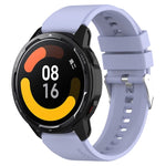 Cinturino in silicone a testa sporgente con fibbia argentata, For Samsung Galaxy Watch 42mm 20mm, For Samsung Galaxy Gear Sport/S2 Classic 20mm