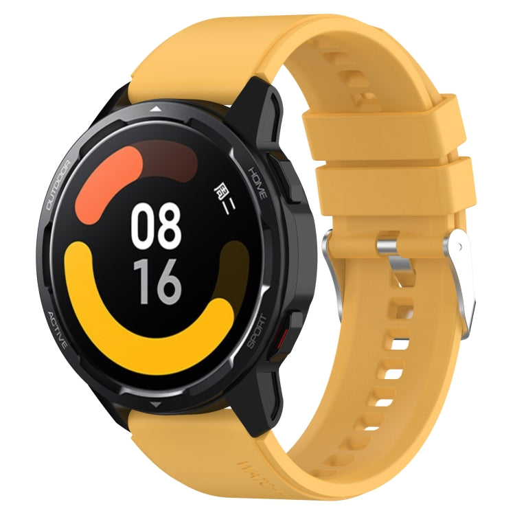 Cinturino in silicone a testa sporgente con fibbia argentata, For Samsung Galaxy Watch 42mm 20mm, For Samsung Galaxy Gear Sport/S2 Classic 20mm