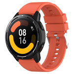 Cinturino in silicone a testa sporgente con fibbia argentata, For Samsung Galaxy Watch 42mm 20mm, For Samsung Galaxy Gear Sport/S2 Classic 20mm