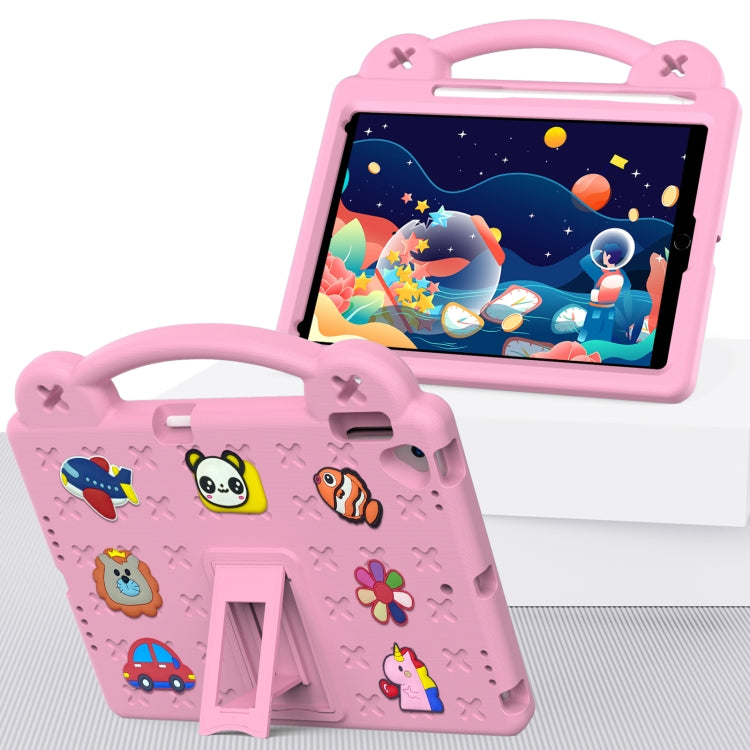 Custodia per tablet antiurto EVA per bambini con cavalletto, For iPad 10.2 2021 / 2020 / 2019, For iPad Air 2019 10.5 / Pro 10.5 2017