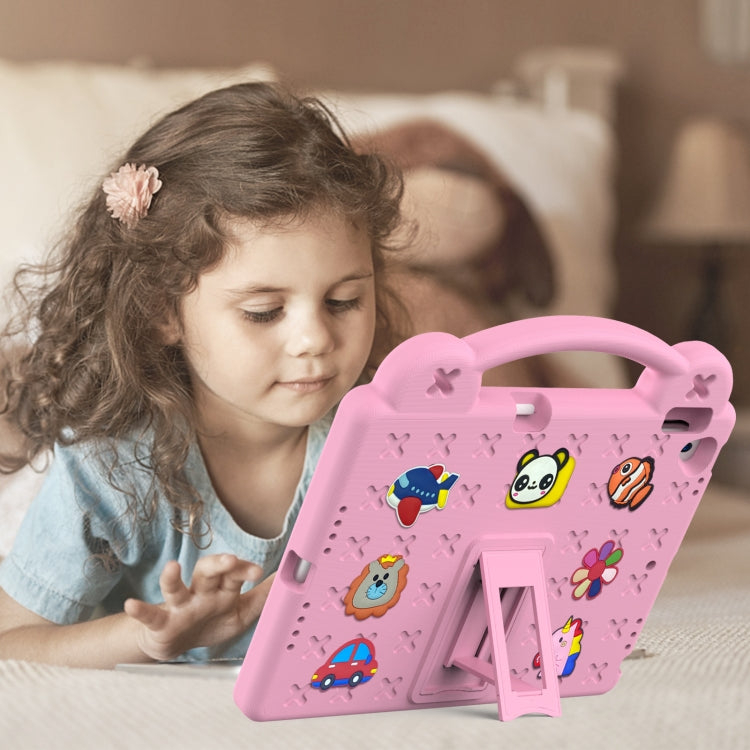 Custodia per tablet antiurto EVA per bambini con cavalletto, For iPad 10.2 2021 / 2020 / 2019, For iPad Air 2019 10.5 / Pro 10.5 2017