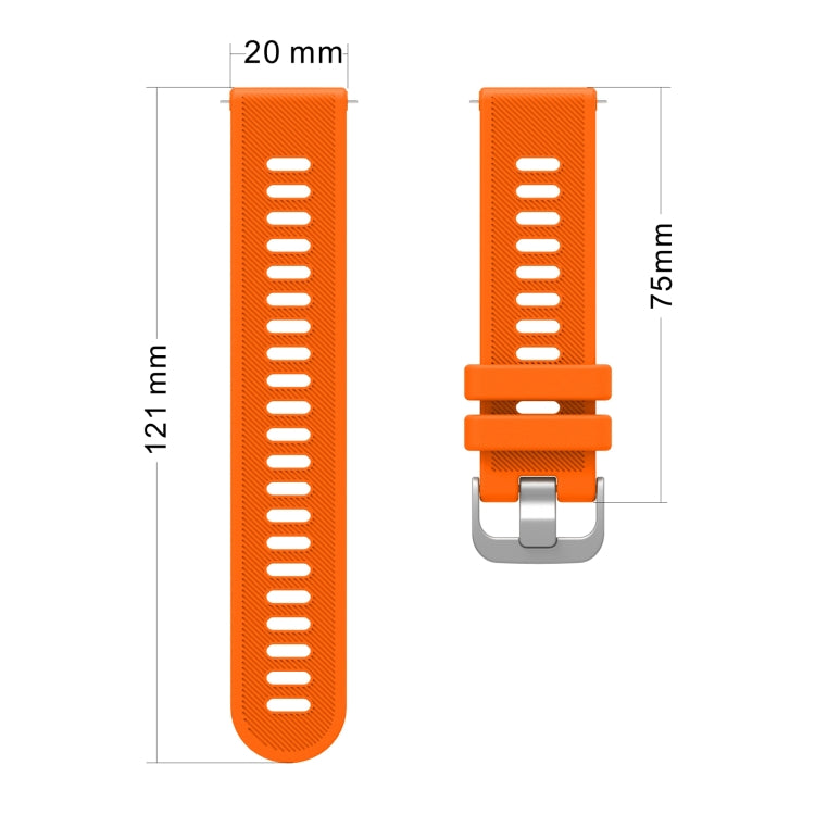 Cinturino silicone twill 20mm per Huawei Watch GT3 42/43mm