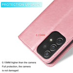 Custodia portafoglio in pelle per Samsung Galaxy A73 5G