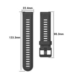 Cinturino in silicone 22 mm per Garmin Approach S62 e S60