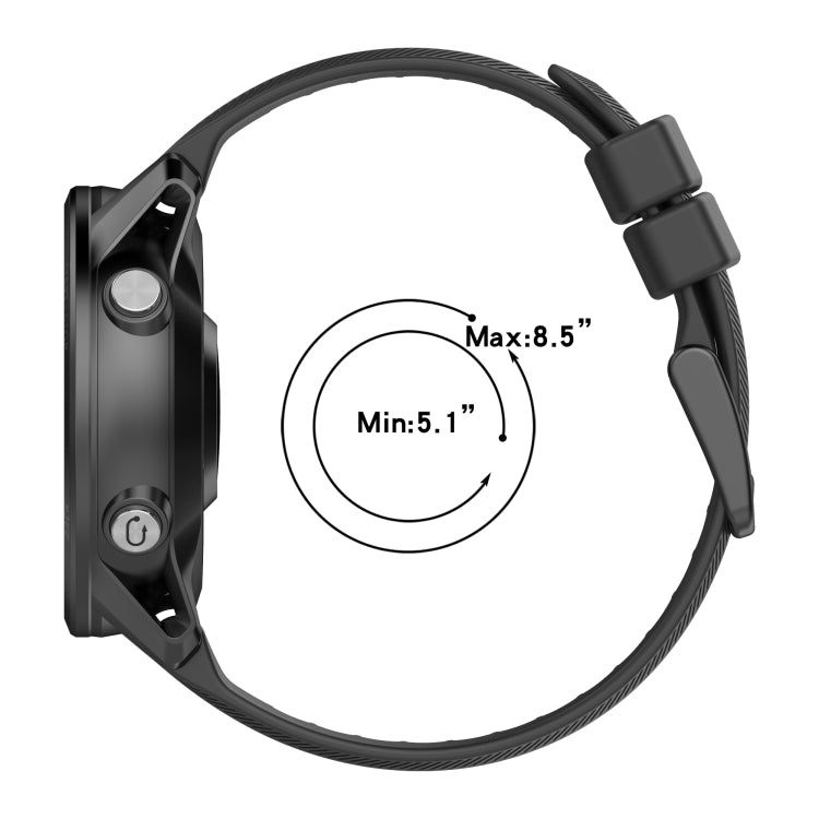 Cinturino in silicone 22 mm per Garmin Approach S62 e S60