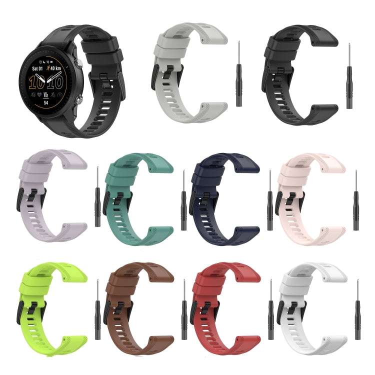 Cinturino in silicone 22 mm per Garmin Forerunner 935