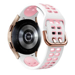 Cinturino in silicone bicolore 20mm per Samsung Galaxy Watch4 40m