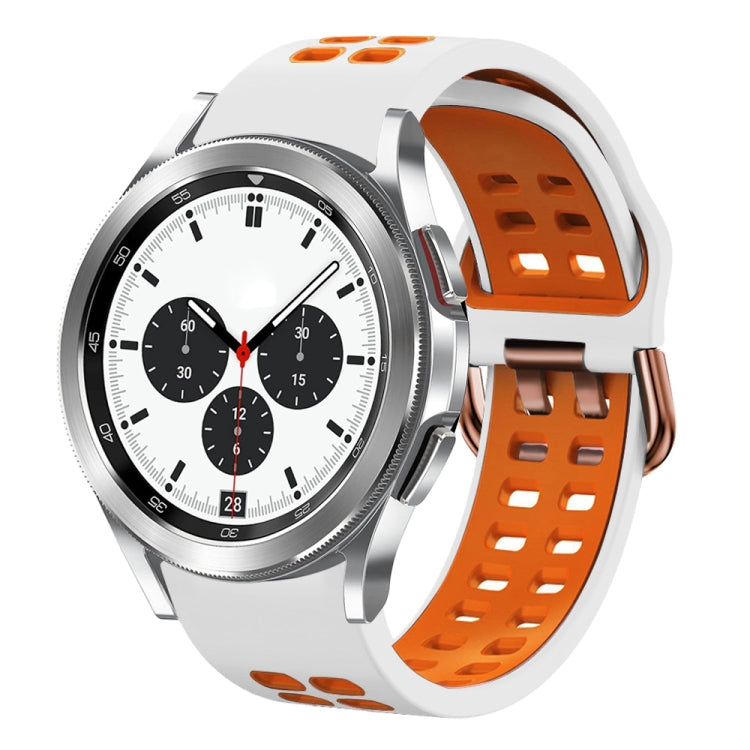 Cinturino in silicone bicolore 20mm per Galaxy Watch4 Classic