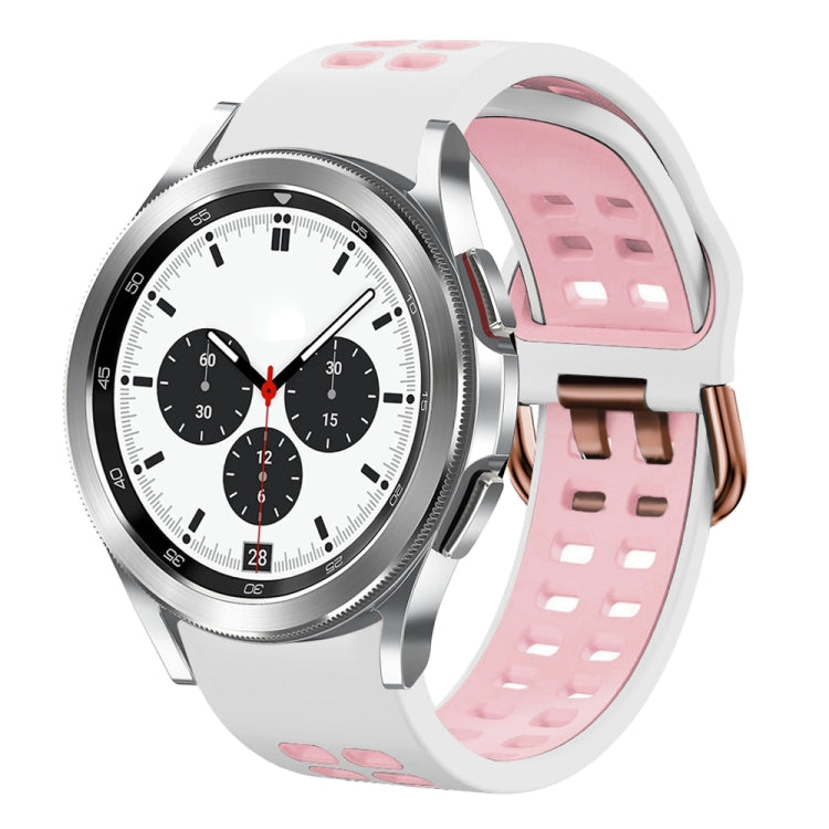 Cinturino in silicone bicolore 20mm per Galaxy Watch4 Classic