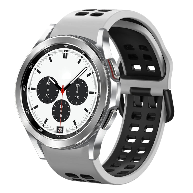 Cinturino in silicone bicolore 20mm per Galaxy Watch4 Classic