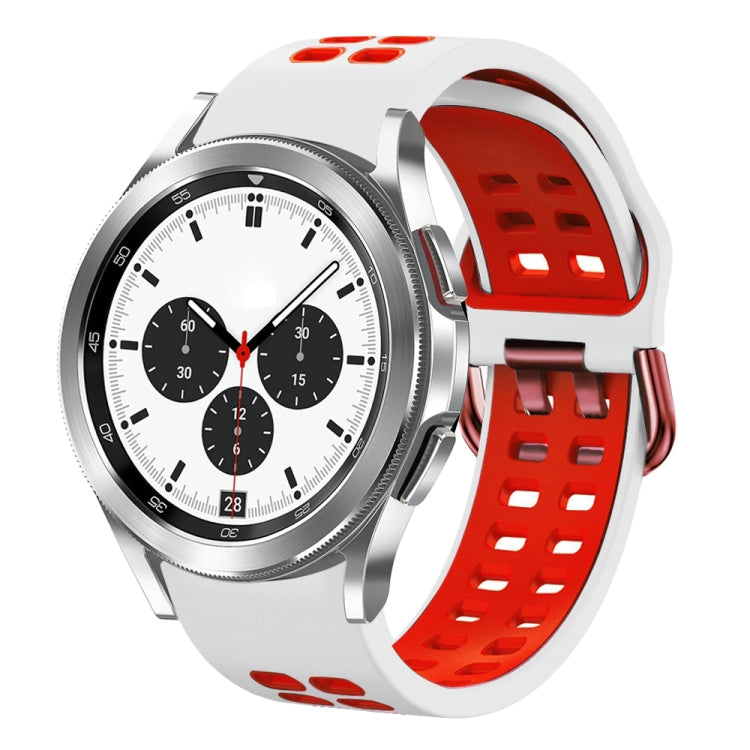 Cinturino in silicone bicolore 20mm per Galaxy Watch4 Classic