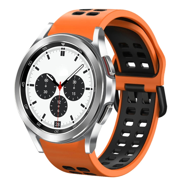 Cinturino in silicone bicolore 20mm per Galaxy Watch4 Classic