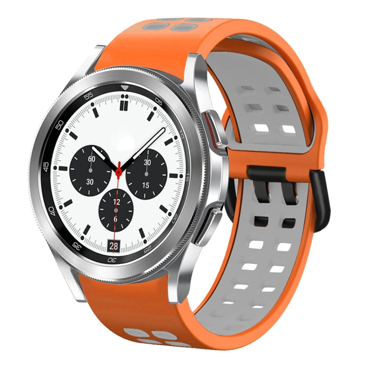 Cinturino in silicone bicolore 20mm per Galaxy Watch4 Classic