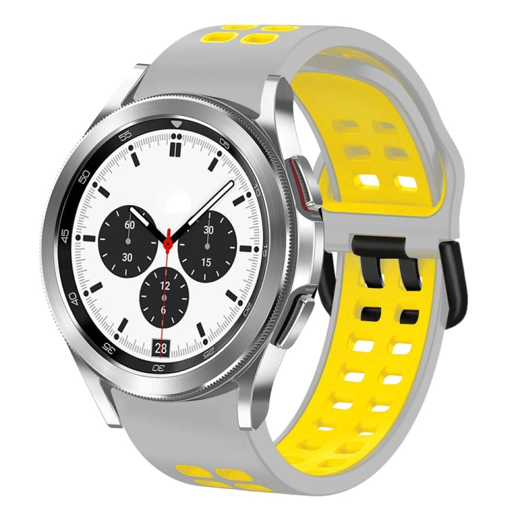 Cinturino in silicone bicolore 20mm per Galaxy Watch4 Classic