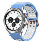 Cinturino in silicone bicolore 20mm per Galaxy Watch4 Classic