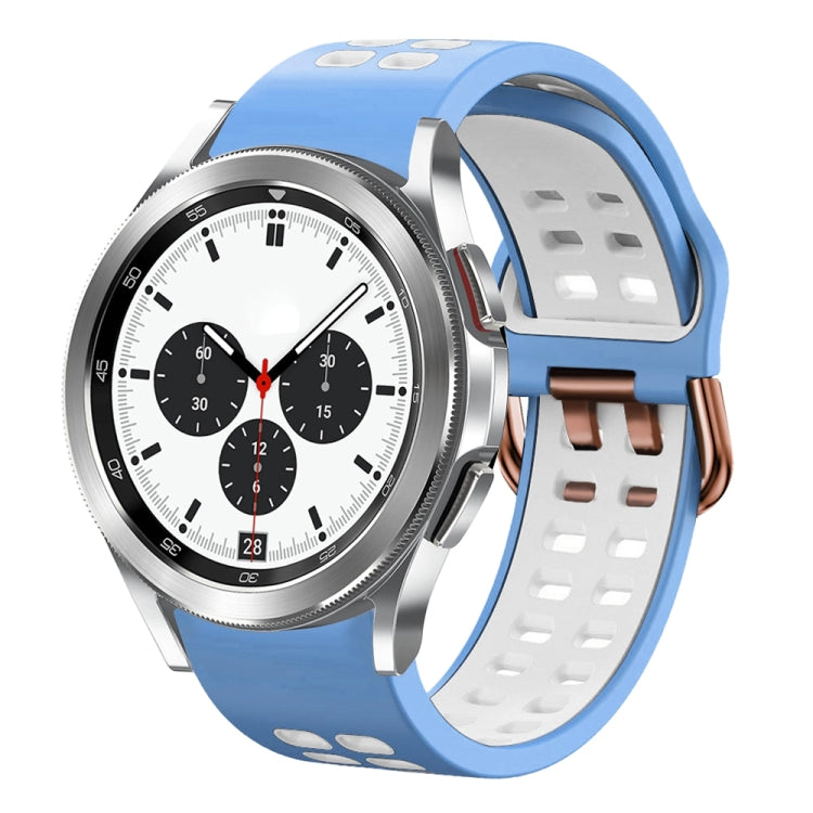 Cinturino in silicone bicolore 20mm per Galaxy Watch4 Classic