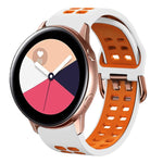 Cinturino in silicone bicolore 20 mm per Galaxy Watch Active 2