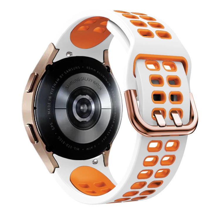 Cinturino in silicone bicolore 20 mm per Galaxy Watch Active 2