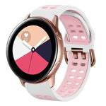 Cinturino in silicone bicolore 20 mm per Galaxy Watch Active 2
