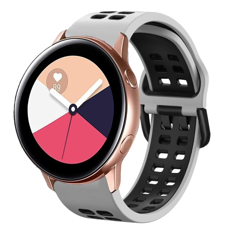 Cinturino in silicone bicolore 20 mm per Galaxy Watch Active 2