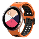 Cinturino in silicone bicolore 20 mm per Galaxy Watch Active 2