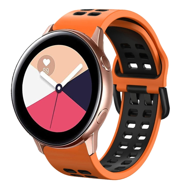 Cinturino in silicone bicolore 20 mm per Galaxy Watch Active 2