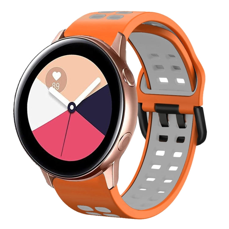 Cinturino in silicone bicolore 20 mm per Galaxy Watch Active 2