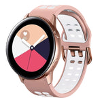Cinturino in silicone bicolore 20 mm per Galaxy Watch Active 2
