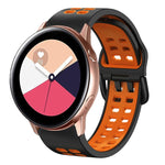 Cinturino in silicone bicolore 20 mm per Galaxy Watch Active 2