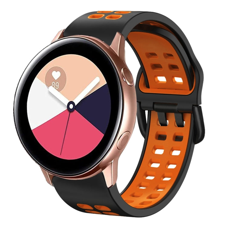 Cinturino in silicone bicolore 20 mm per Galaxy Watch Active 2