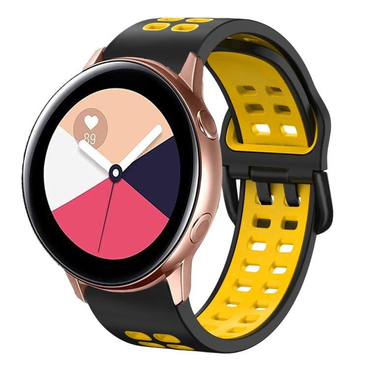 Cinturino in silicone bicolore 20 mm per Galaxy Watch Active 2
