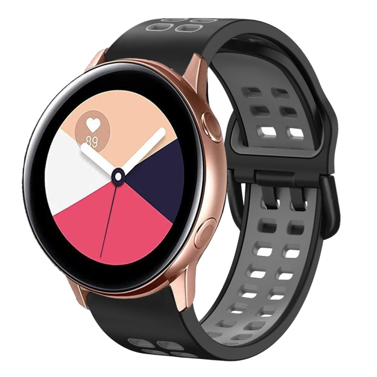 Cinturino in silicone bicolore 20 mm per Galaxy Watch Active 2