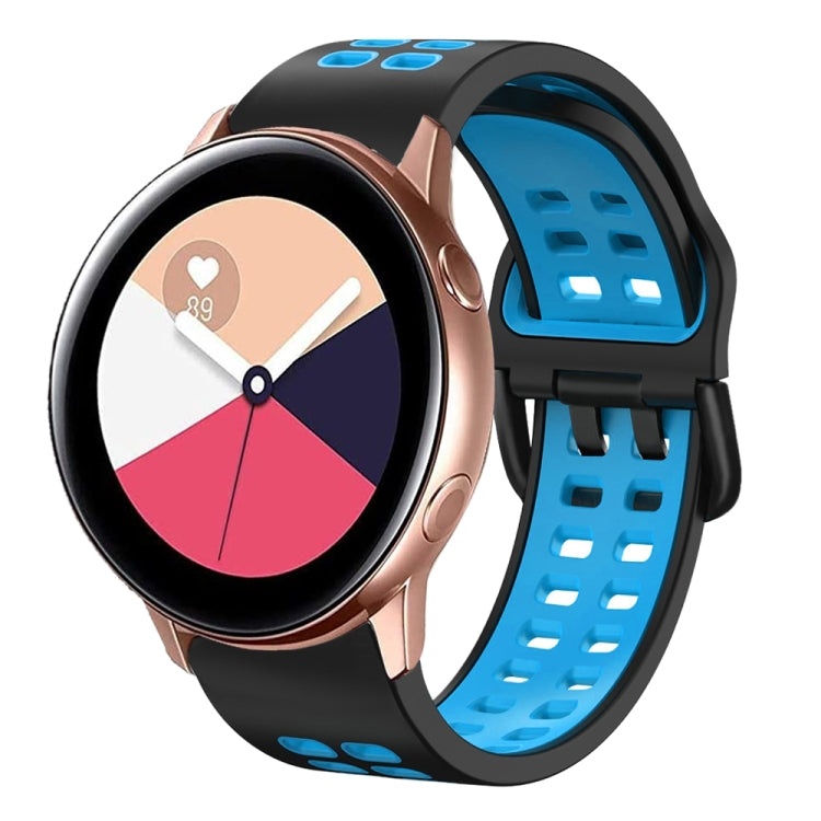 Cinturino in silicone bicolore 20 mm per Galaxy Watch Active 2