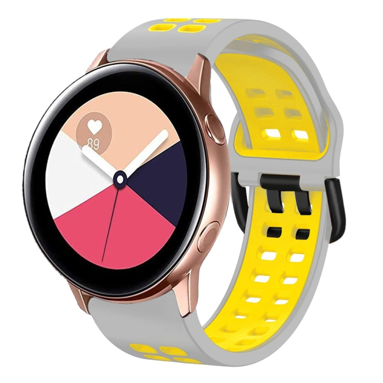 Cinturino in silicone bicolore 20 mm per Galaxy Watch Active 2