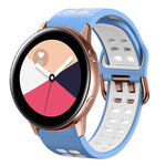 Cinturino in silicone bicolore 20 mm per Galaxy Watch Active 2