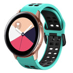 Cinturino in silicone bicolore 20 mm per Galaxy Watch Active 2
