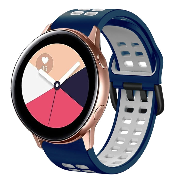 Cinturino in silicone bicolore 20 mm per Galaxy Watch Active 2