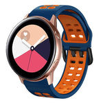 Cinturino in silicone bicolore 20 mm per Galaxy Watch Active 2