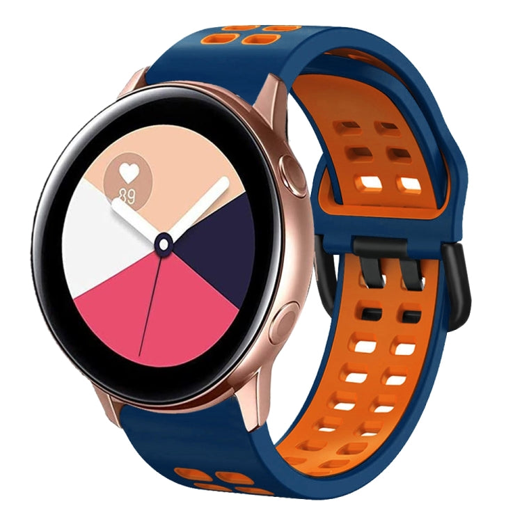 Cinturino in silicone bicolore 20 mm per Galaxy Watch Active 2