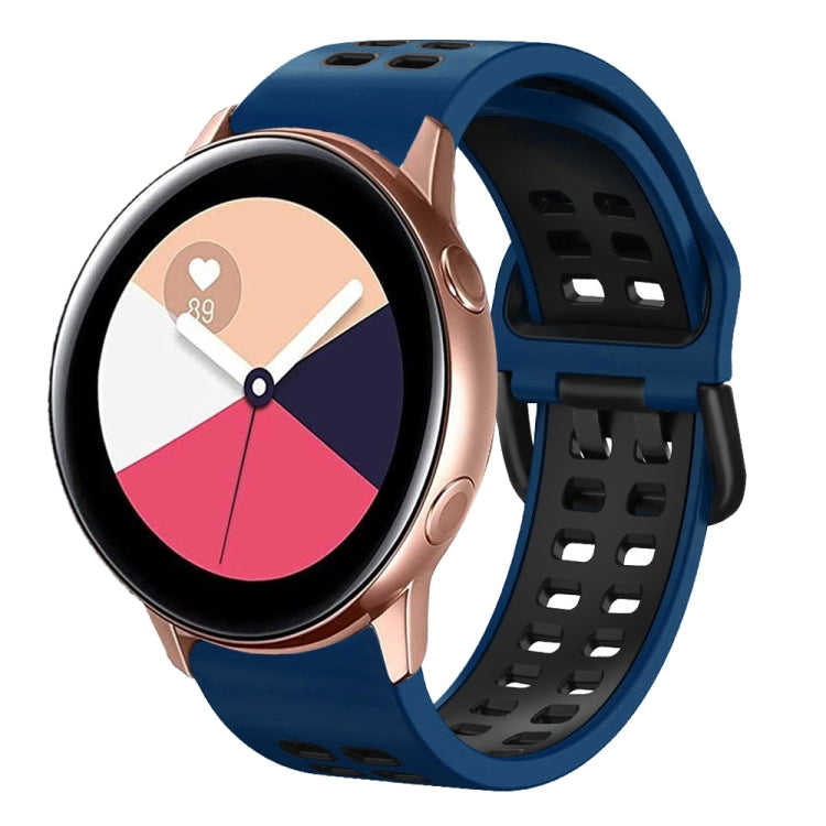 Cinturino in silicone bicolore 20 mm per Galaxy Watch Active 2
