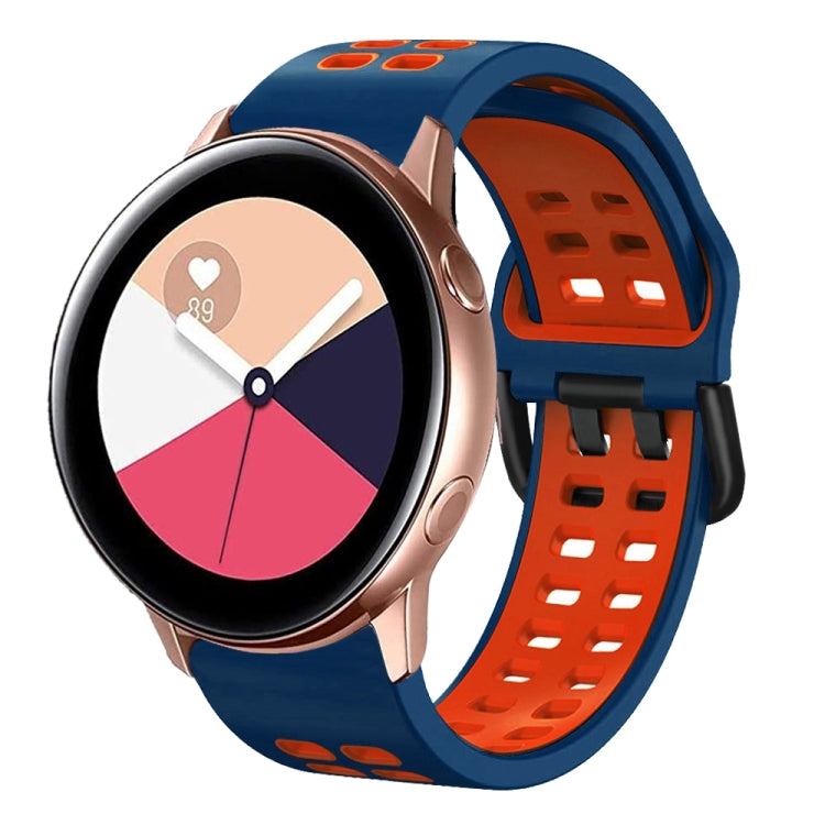 Cinturino in silicone bicolore 20 mm per Galaxy Watch Active 2