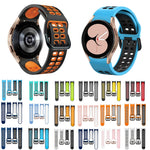 Cinturino in silicone bicolore 20 mm per Galaxy Watch Active 2
