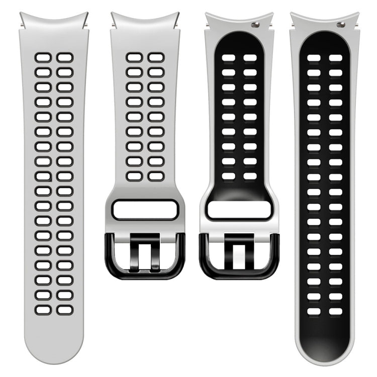 Cinturino in silicone bicolore 20 mm per Galaxy Watch Active 2
